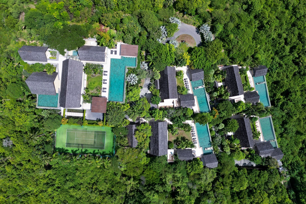 Panacea Retreat - Residence Aerial View