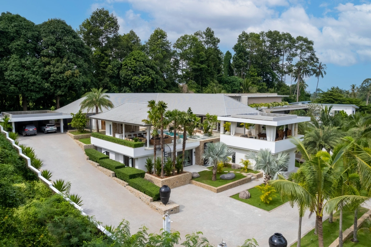 Villa Riverside exterior aerial