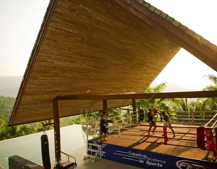 Panacea Retreat Villa Praana – Boxing area