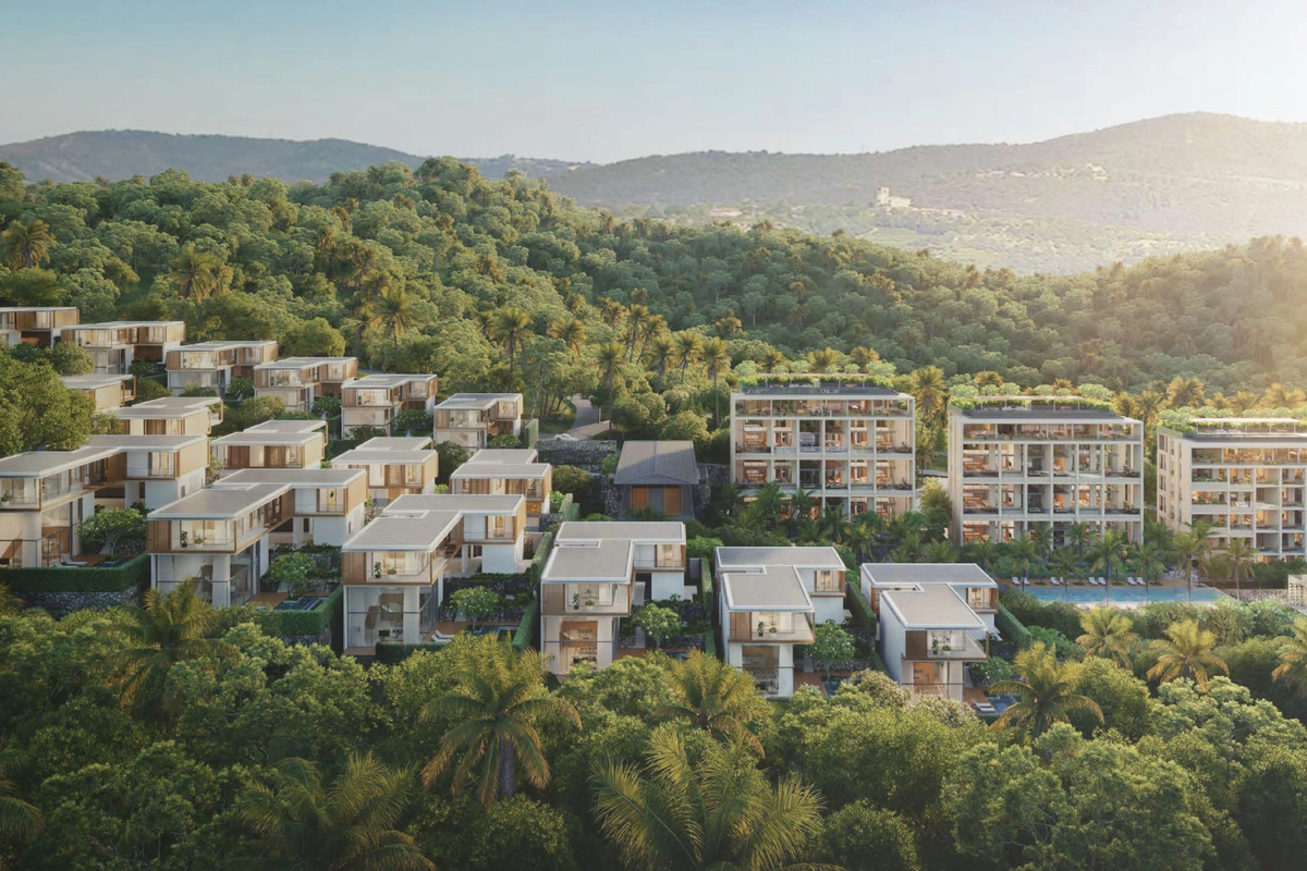 Kiara Reserve Residences - aerial view