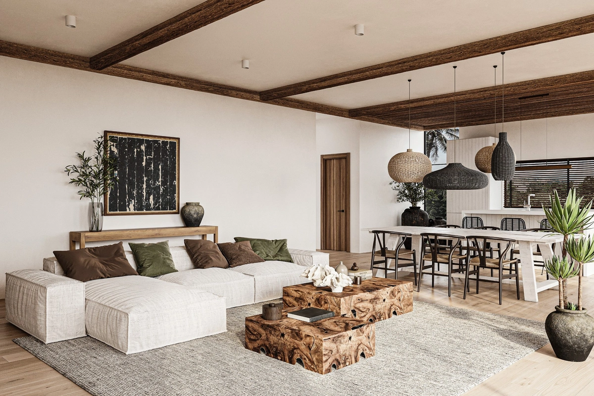 Chandra Samui designer villas - living room