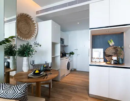 Condominium on Phuket MGallery Residences MontAzure Lakeside kitchen