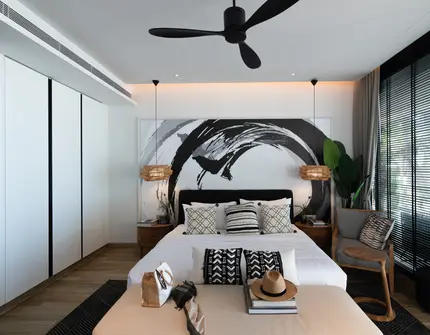 Condominium on Phuket MGallery Residences MontAzure Lakeside bedroom