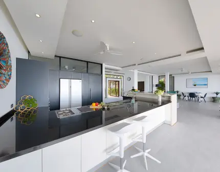 Luxury villas on Samui Villa Turquoise kitchen area