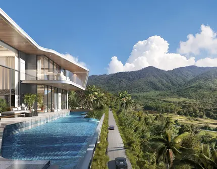 AYANA Soluna Villas infinity pool with view