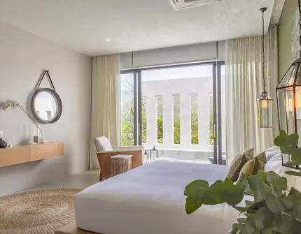 Luxury villas on Phuket Manick Hillside bedroom