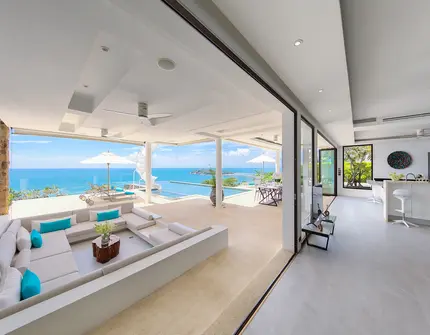 Luxury villas on Samui Villa Turquoise living area