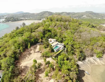 Tamarind Bay oceanfront land - above view