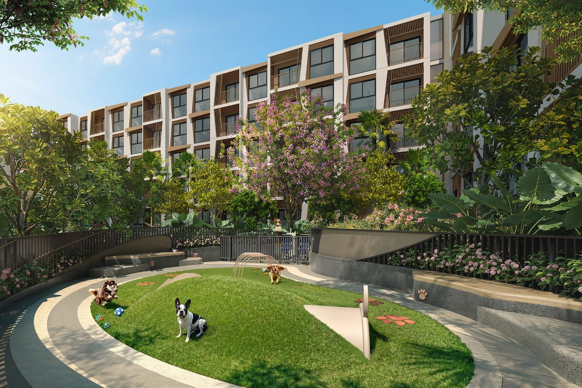 Rhea by Sansiri resort condo - pet park