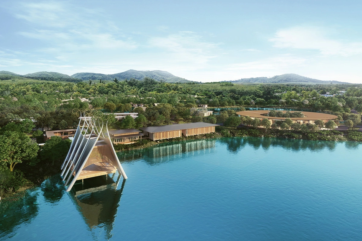 Tri Vananda  luxury villas land scape