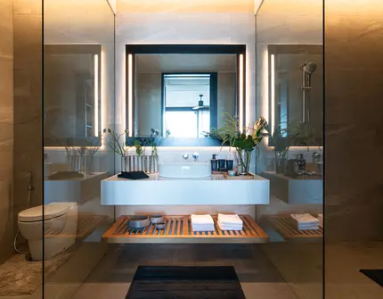 Condominium on Phuket MGallery Residences MontAzure Lakeside bathroom