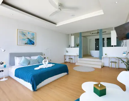Luxury villas on Samui Villa Turquoise bedroom