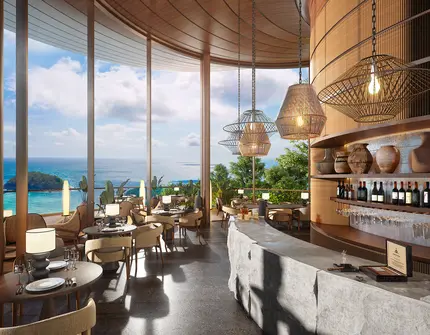 Aurora Kata Top Sea View Villa restaurant interior