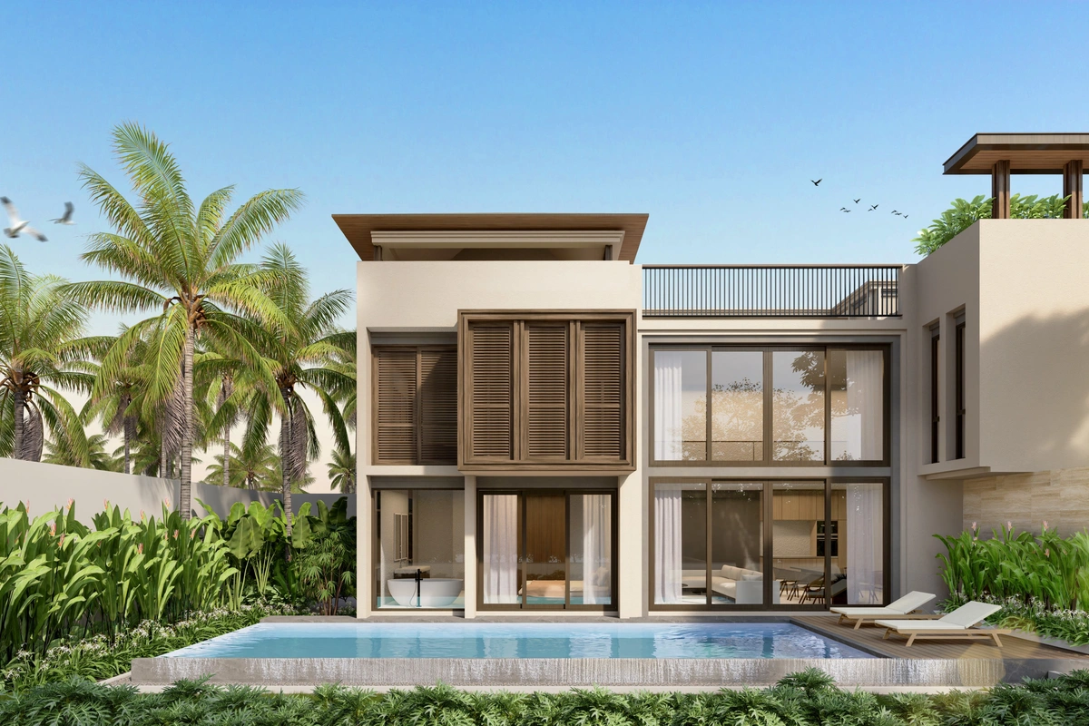 Balco Phuket luxury villas - Signature villa pool and deck