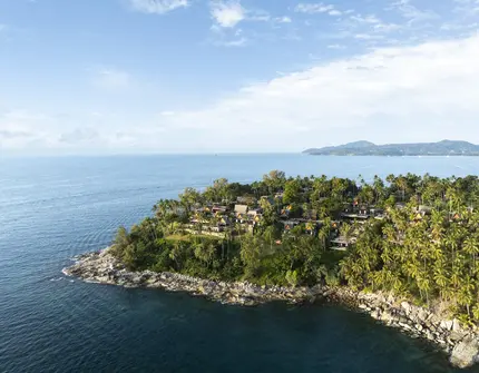 Amanpuri - aerial cape view