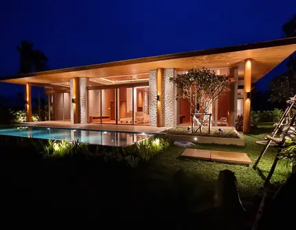 Aquella Lakeside Phang Nga golf villa exterior completed