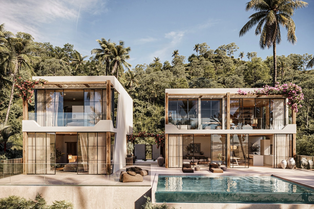 Chandra Samui designer villas - villa exterior