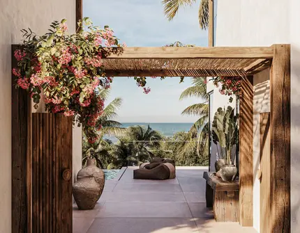 Chandra Samui designer villas - corridor space