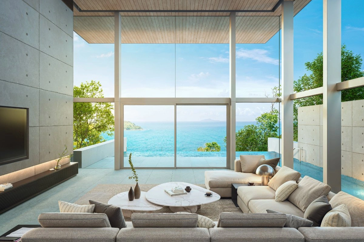 Sea Theatre Rawai Beachfront - living room