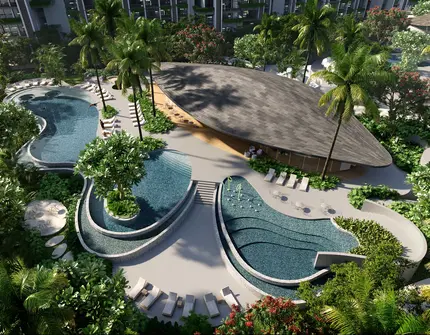 Park Residences - pool and clubhouse