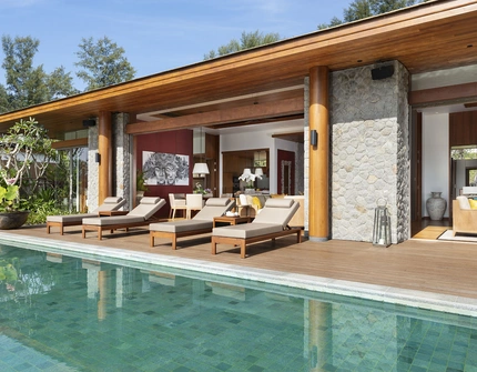 Aquella Lakeside Phang Nga golf villa swimming pool