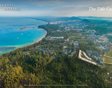 The Title Villa Estella Naiyang - Bird View