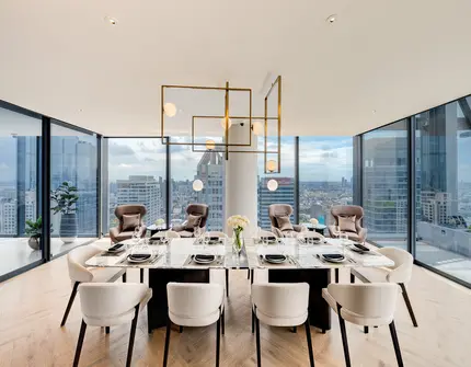Tait Sathorn  12 Luxury Bangkok Condominium Private Dining Room