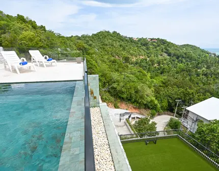 Luxury villas on Samui Villa Kelly 6 Bedroom Seaview Pool Villa swimming pool