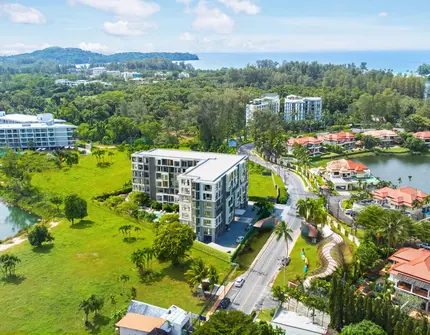Laguna Lakeside premium Phuket condo - aerial shot