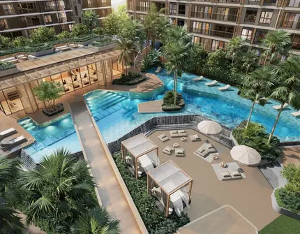 So Origin Bangtao resort condo - pool and clubhouse
