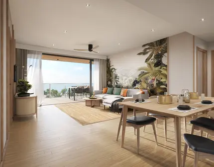 Laguna Seaside - Living Area 3 Bedrooms