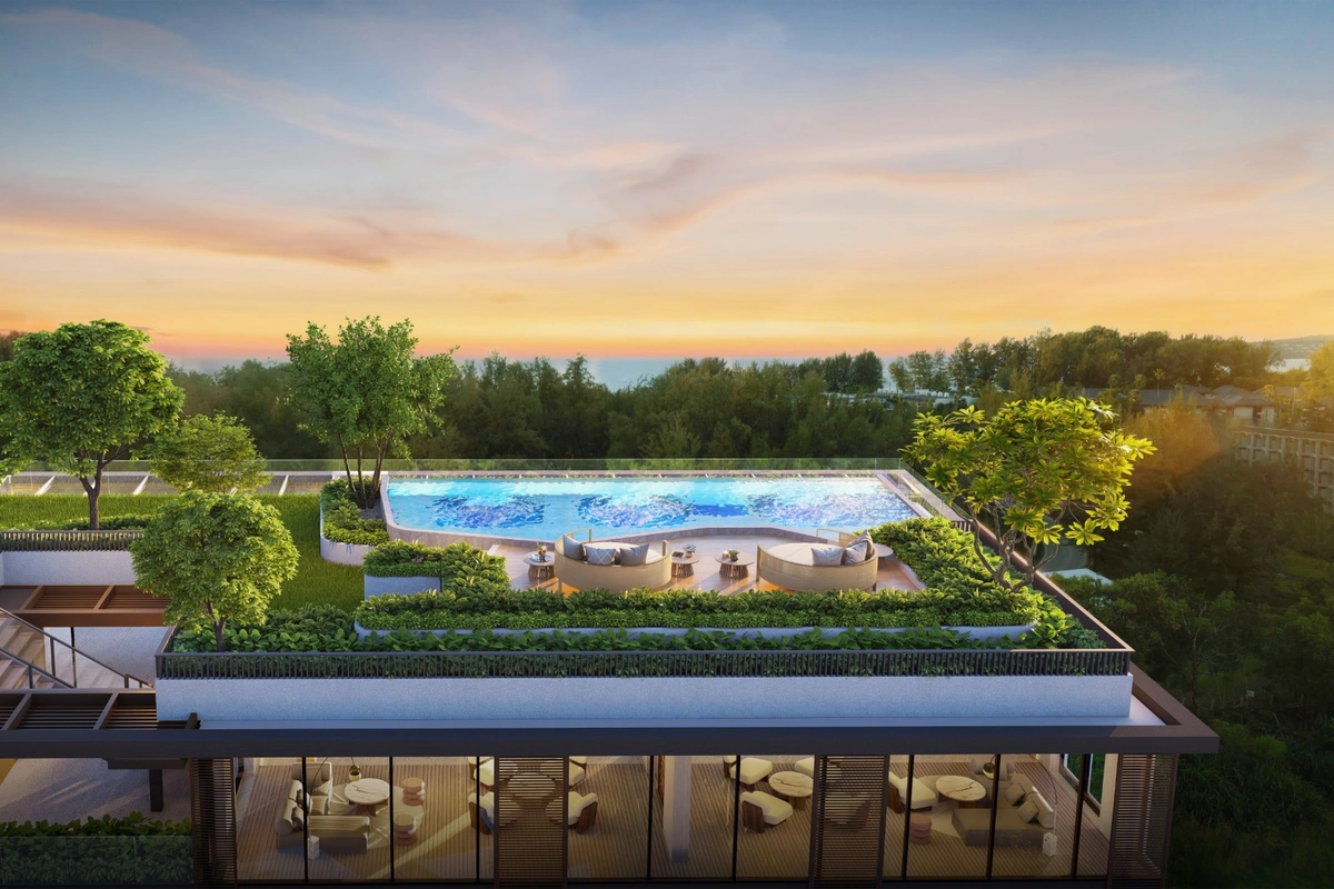 So Origin Bangtao resort condo - rooftop pool