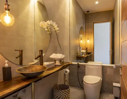Luxury villas on Phuket Manick Hillside bathroom