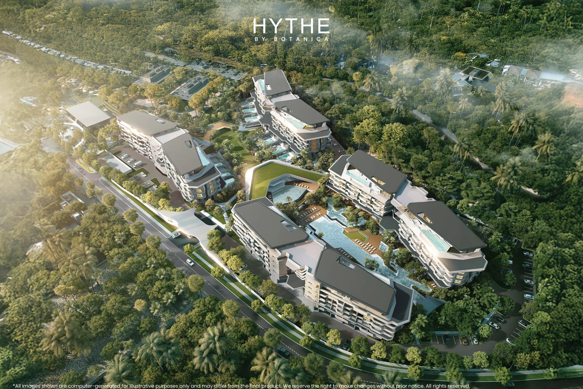 Botanica Hythe luxury condo - Bird eye view