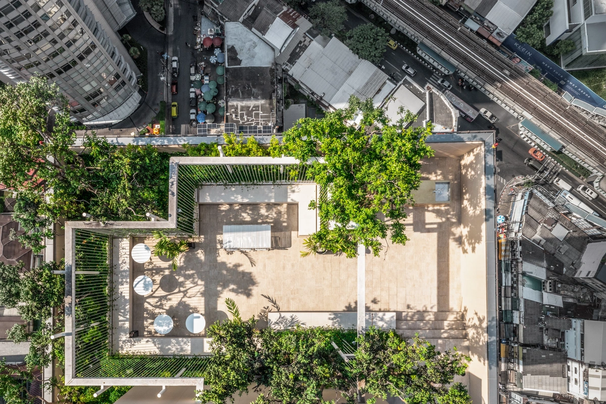 The Strand Thonglor Condo in Bangkok Rooftop Aerial