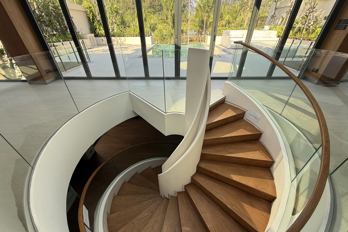 Banyan Tree Beachside Aegir interior spiral staris