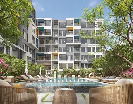 Laguna Lakeside premium Phuket condo - sundeck and pool
