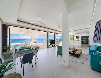 Luxury villas on Samui Villa Turquoise living area