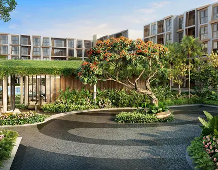 Rhea by Sansiri resort condo - entrance