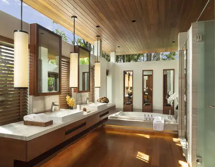 Aquella Lakeside Phang Nga golf villa master bathroom