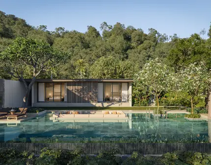 Pavara Vhana exterior pool view