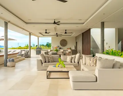 Luxury villas on Samui 6 Bedroom Pool Villa in Samujana living area