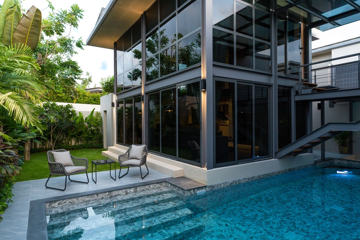 Riverhouse Phuket 3 bedroom villa railings