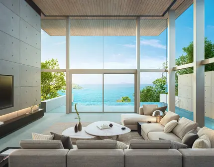 Sea Theatre Rawai Beachfront - living room