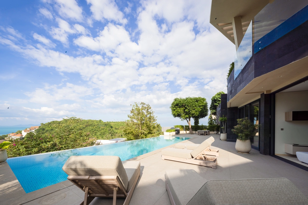 Villa KW2 pool with scenic view