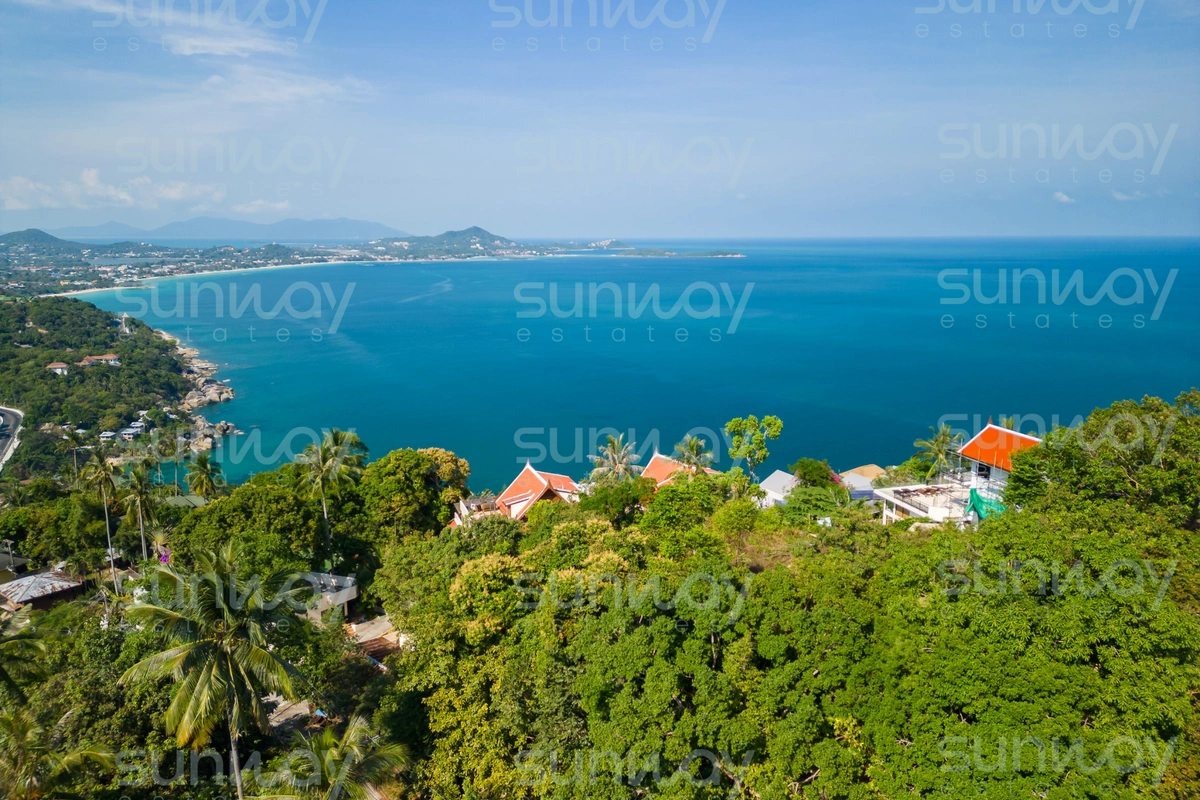 Land Seaview Chaweng Noi  - View from the plot 2
