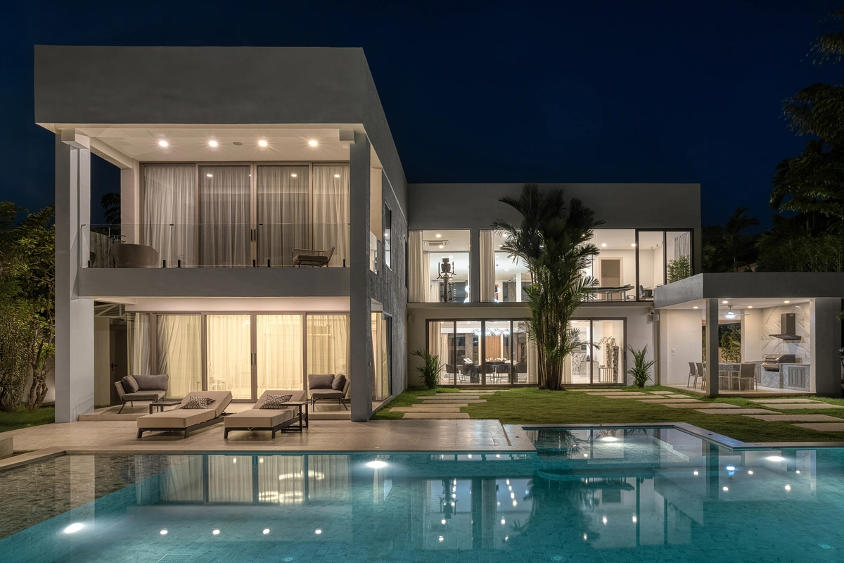 Laguna Homes - external night