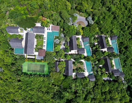 Panacea Retreat - Residence Aerial View