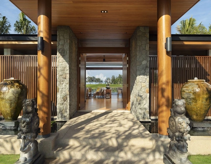 Aquella Lakeside Phang Nga golf villa front door