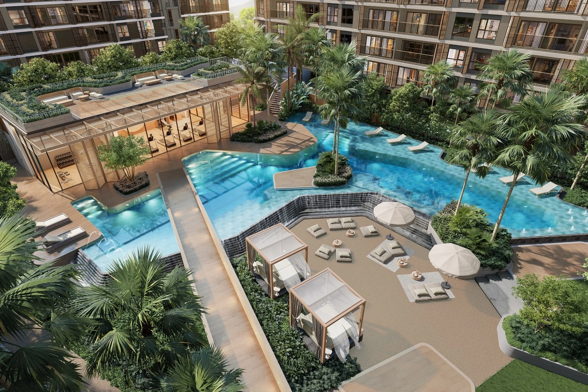 So Origin Bangtao resort condo - pool and clubhouse